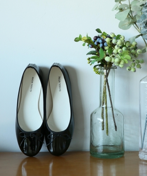 GLOBAL WORK（グローバルワーク）の「ソフトバレエ/741138（バレエシューズ・レディース・ネイビー/シルバー/ブラック/レッド/オレンジ・LARGE/MEDIUM）」の2枚目の写真