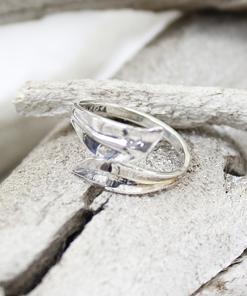Yarka ヤーカ の Yarka ヤーカ 2 Reaf Ring Twink 双葉リング ツインク Yrkhr Silver925 リング Wear