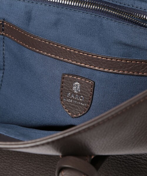 FARO(ファーロ)の「FARO × BEAMS F / 別注 FRATELLI レザー フラップ トートバッグ(ビジネスバッグ・メンズ・ブラック/ネイビー/ダークブラウン/その他・ONE SIZE)」の14枚目の写真