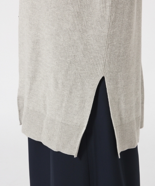 GLOBAL WORK（グローバルワーク）の「12ゲージアゼロングカーディガン長袖/737444（カーディガン/ボレロ・レディース・ネイビー/イエロー/オフホワイト/グレー・LARGE/MEDIUM）」の16枚目の写真