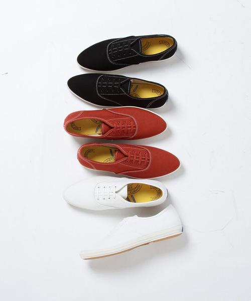 Steven Alan（スティーブンアラン）の「＜KEDS×Steven Alan＞∴POINTED TOE CHAMPION OXFORD/ｽﾆｰｶｰ ◆（スニーカー・レディース・ホワイト/ブラック/オレンジ系その他・7/6h/7h/6/8）」の5枚目の写真