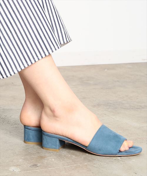 ADAM ET ROPE'（アダムエロペ）の「ミュールサンダル（サンダル・レディース・グレー/ブルー/サックスブルー・24.5/23/24/22.5/23.5）」の7枚目の写真