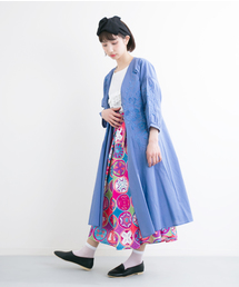 MERLOT | ボタニカル刺繍ガウン9210(カーディガン/ボレロ)