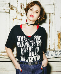 HYSTERIC GLAMOUR | WILD PARTY pt VネックT-SH(Tシャツ/カットソー)