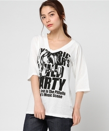 HYSTERIC GLAMOUR | WILD PARTY pt VネックT-SH(Tシャツ/カットソー)