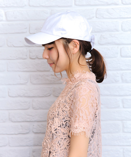 バックリボン結びキャップ（キャップ）｜14+（イチヨンプラス
