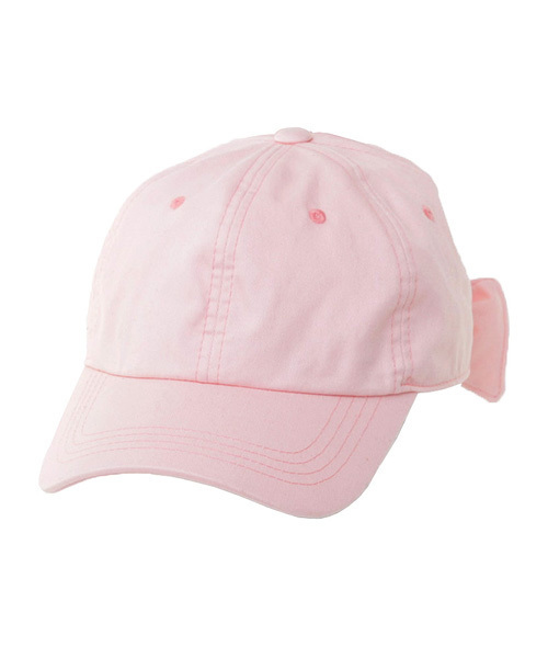 14+(イチヨンプラス)の「バックリボン結びキャップ(キャップ・レディース・ブラック/ベージュ/ネイビー/ピンク/ホワイト・FREE)」の8枚目の写真