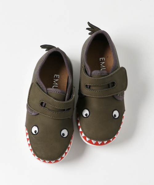 EMU Australia(エミューオーストラリア)の「Croc Sneaker アニマルモチーフキッズスニーカー(スニーカー・キッズ・カーキ・15cm/16cm/17cm/18cm/13cm/14cm)」の4枚目の写真