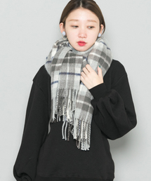 SENSE OF PLACE by URBAN RESEARCH | シャギーチェックマフラー(マフラー)