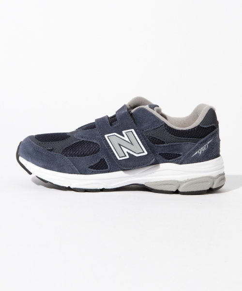 NEW BALANCE(ニューバランス)の「NEW BALANCE / "KV990" Junior (17~21cm)(スニーカー・キッズ・グレー/ネイビー・17/17.5/18/18.5/19/19.5/20/20.5/21/21.5)」の11枚目の写真