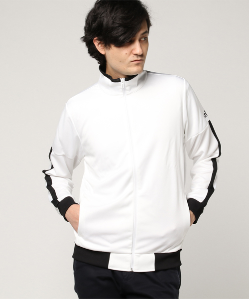 adidas（アディダス）の「長袖ジャージジャケット M ESSENTIALS ﾍﾞｰｼｯｸ