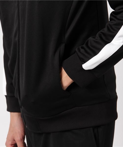 adidas（アディダス）の「長袖ジャージジャケット M ESSENTIALS ﾍﾞｰｼｯｸ ｳｫｰﾑｱｯﾌﾟｼﾞｬｹｯﾄ                                                                                                                     CD2904（ジャージ・メンズ・ブラック/ネイビー/ホワイト・LL/L/M/3L/S）」の7枚目の写真