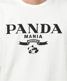 ヒステリックグラマー　RAINBOW PANDA プリント ビッグTシャツ　白 PANDA HOUSE Tシャツ|HYSTERIC GLAMOUR WOMEN | HYSTERIC