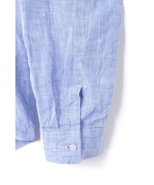 NATURAL BEAUTY BASIC（ナチュラルビューティーベーシック）の「フレンチリネン スキッパーブラウス（シャツ/ブラウス・レディース・ホワイト系その他/オフホワイト/ピンク/ブルー/カーキ・MEDIUM）」の19枚目の写真