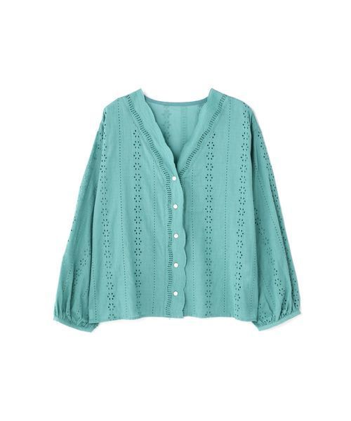 N.NATURAL BUEAUTY BASIC コットンスカラップレースブラウス N.（N. Natural Beauty Basic）（エヌエヌナチュラルビューティー