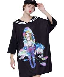 ダーティーガールズラインセーラーTシャツ -メガビッグ-