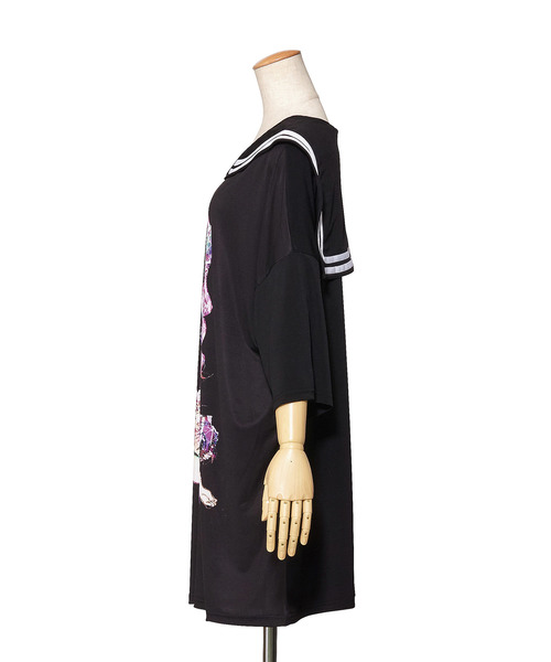 ankoROCK - 【新品未使用】ankoROCK・ダーティーガールのカットソー ダーティーガールズシャツ襟Tシャツ -メガビッグ-（Tシャツ