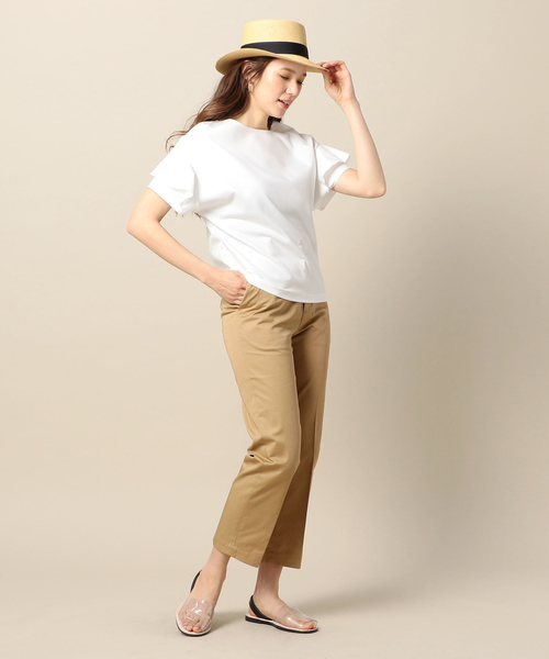 新品ユナイテッドアローズベージュ フレアスリーブ オールインワン BEAUTY&YOUTH UNITED ARROWS（ビューティーアンドユース