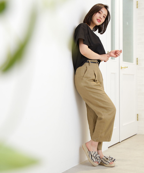 N.（N. Natural Beauty Basic）（エヌエヌナチュラルビューティーベーシック）の「◆バックツイストタイプライターブラウス（シャツ/ブラウス・レディース・ブラック/ベージュ/ブルー・MEDIUM）」の13枚目の写真