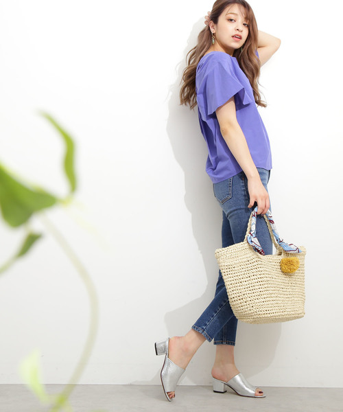 N.（N. Natural Beauty Basic）（エヌエヌナチュラルビューティーベーシック）の「◆バックツイストタイプライターブラウス（シャツ/ブラウス・レディース・ブラック/ベージュ/ブルー・MEDIUM）」の20枚目の写真
