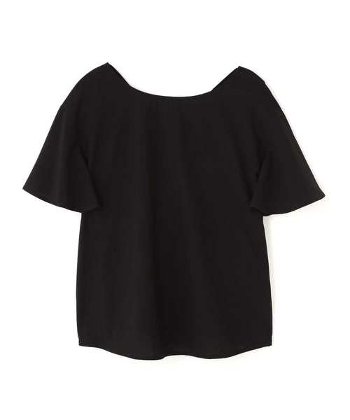 N.（N. Natural Beauty Basic）（エヌエヌナチュラルビューティーベーシック）の「◆バックツイストタイプライターブラウス（シャツ/ブラウス・レディース・ブラック/ベージュ/ブルー・MEDIUM）」の6枚目の写真
