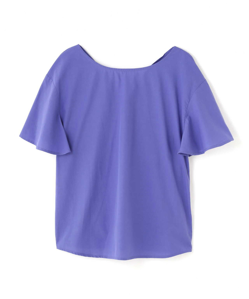 N.（N. Natural Beauty Basic）（エヌエヌナチュラルビューティーベーシック）の「◆バックツイストタイプライターブラウス（シャツ/ブラウス・レディース・ブラック/ベージュ/ブルー・MEDIUM）」の10枚目の写真