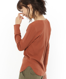 LAKOLE | 【抗菌防臭】ライトワッフルクルーネックトップス / LAKOLE(Tシャツ/カットソー)