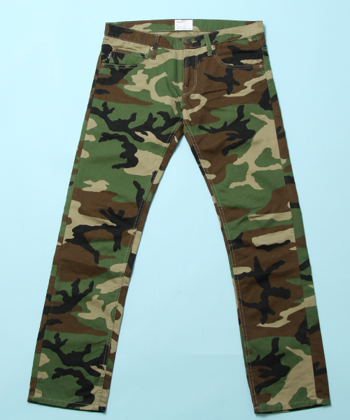 VAPORIZE(ヴェイパライズ)の「□Vaporize / カモフラージュ ストレート5ポケットパンツ(その他パンツ・メンズ・その他1/その他2・X-SMALL/SMALL/MEDIUM/LARGE/X-LARGE)」の1枚目の写真