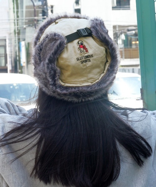 【GLUTTONOUS/グルトン】ファーフライトキャップ