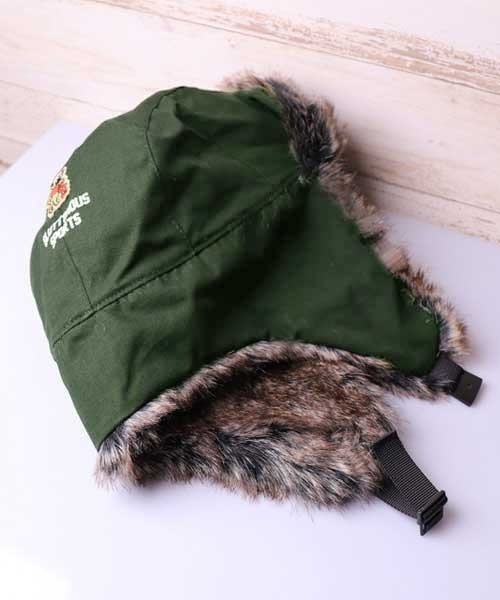 GLUTTONOUS/ グルトン】 ファー フライトキャップ（キャップ