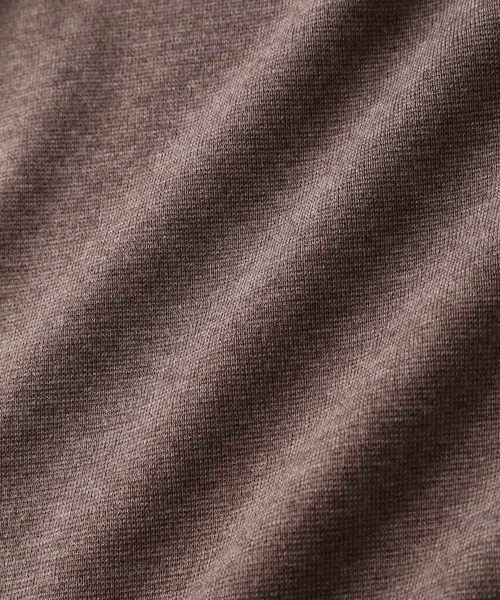 ADAM ET ROPE'（アダムエロペ）の「ミラノリブロングスリーブプルオーバー（ニット/セーター・メンズ・パープル/ホワイト系その他2/イエロー系その他3・S/M/L）」の9枚目の写真