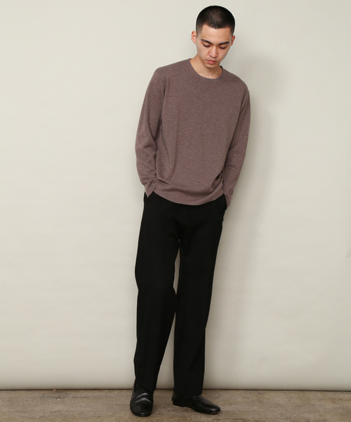 ADAM ET ROPE'（アダムエロペ）の「ミラノリブロングスリーブプルオーバー（ニット/セーター・メンズ・パープル/ホワイト系その他2/イエロー系その他3・S/M/L）」の12枚目の写真