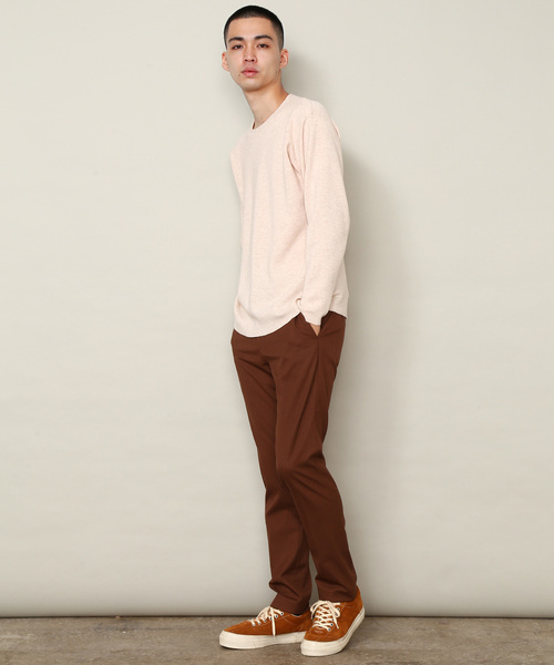 ADAM ET ROPE'（アダムエロペ）の「ミラノリブロングスリーブプルオーバー（ニット/セーター・メンズ・パープル/ホワイト系その他2/イエロー系その他3・S/M/L）」の13枚目の写真