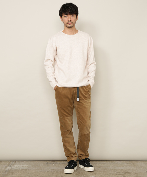 ADAM ET ROPE'（アダムエロペ）の「ミラノリブロングスリーブプルオーバー（ニット/セーター・メンズ・パープル/ホワイト系その他2/イエロー系その他3・S/M/L）」の21枚目の写真