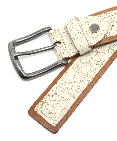 GAS（ガス）の「GAS JEANS BELT（ベルト・メンズ・ホワイト系その他・80/110/100/90）」の2枚目の写真