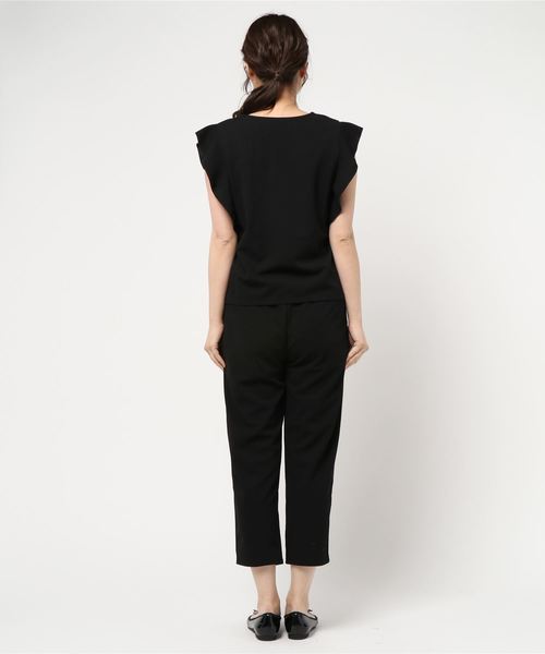 fifth（フィフス）の「フレアスリーブセットアップ（セットアップ・レディース・ブラック/モカ・MEDIUM）」の14枚目の写真