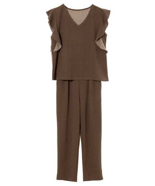 fifth（フィフス）の「フレアスリーブセットアップ（セットアップ・レディース・ブラック/モカ・MEDIUM）」の13枚目の写真