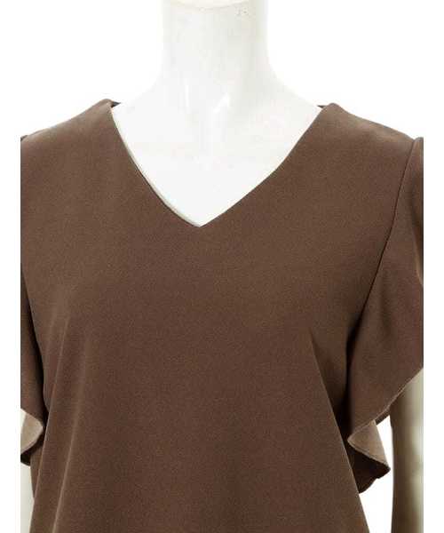 fifth（フィフス）の「フレアスリーブセットアップ（セットアップ・レディース・ブラック/モカ・MEDIUM）」の8枚目の写真