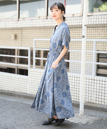 LOWRYS FARM | カイキンシャツワンピ／ＳＳ　834633(ワンピース)