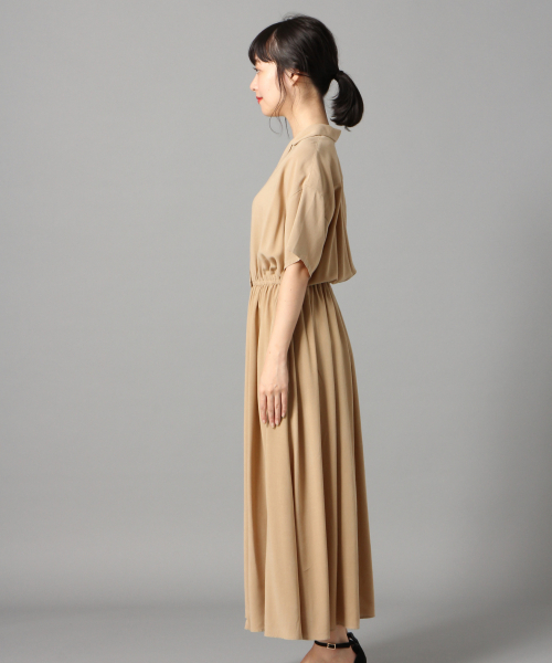 LOWRYS FARM（ローリーズファーム）の「カイキンシャツワンピ／ＳＳ　834633（ワンピース・レディース・ブラック/ベージュ/ベージュ系その他/ネイビー/レッド/ドット/ホワイト系その他/ブラック系その他/ブルー系その他/レッド系その他/ホワイト系その他2/ブラック系その他2/ブルー系その他2/ブラック系その他3/マスタード・FREE）」の17枚目の写真