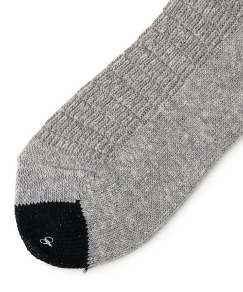 BEAMS BOY（ビームスボーイ）の「BEAMS BOY / 2ライン クルーソックス（ソックス/靴下・レディース・ナチュラル/グレー/ブルー・ONE SIZE）」の9枚目の写真