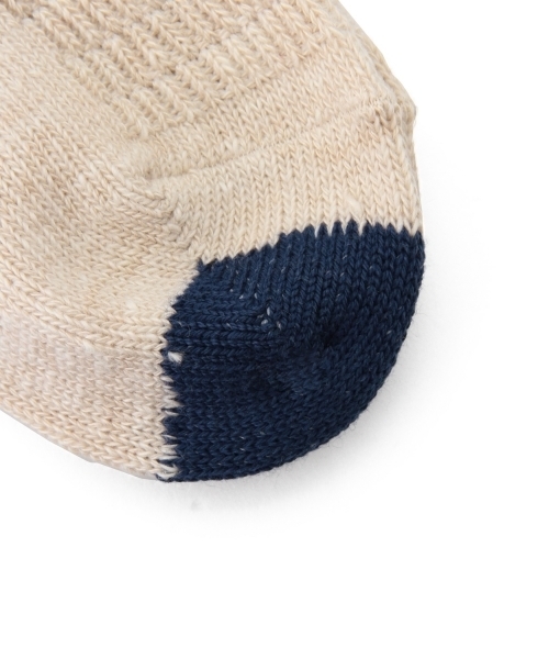 BEAMS BOY（ビームスボーイ）の「BEAMS BOY / 2ライン クルーソックス（ソックス/靴下・レディース・ナチュラル/グレー/ブルー・ONE SIZE）」の11枚目の写真