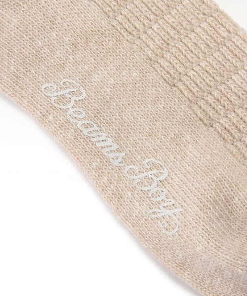 BEAMS BOY（ビームスボーイ）の「BEAMS BOY / 2ライン クルーソックス（ソックス/靴下・レディース・ナチュラル/グレー/ブルー・ONE SIZE）」の12枚目の写真
