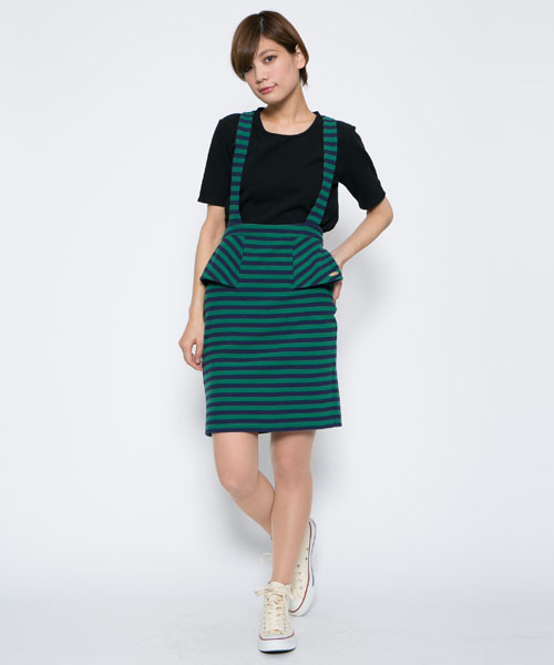 MILKFED.（ミルクフェド）の「MINIMUM SKIRT　（スカート/ぺプラム/タイト）（スカート・レディース・ブラック/グリーン/ネイビー/ピンク・MEDIUM/SMALL）」の3枚目の写真