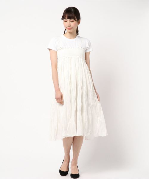 one after another NICE CLAUP（ワンアフターアナザーナイスクラップ）の「２way 綿ローンシャーリングスカート（スカート・レディース・ベージュ/ブラウン/レッド/オフホワイト・FREE）」の19枚目の写真