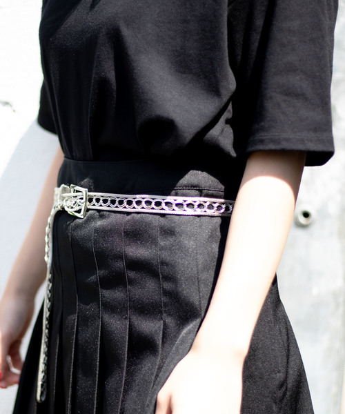 WEGO(ウィゴー)の「WEGO/メタルチェーンベルト(ベルト・レディース・その他1・FREE)」の2枚目の写真