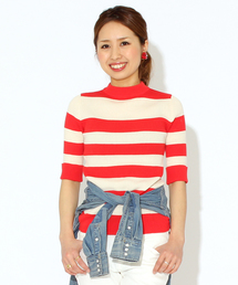 Ray BEAMS | ◇【【CANVAS 4月号 掲載】 Ray BEAMS / リブ編みハイネック】(ニット/セーター)