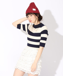 Ray BEAMS | ◇【予約】【CANVAS 4月号 掲載】 Ray BEAMS / リブ編みハイネック(ニット/セーター)