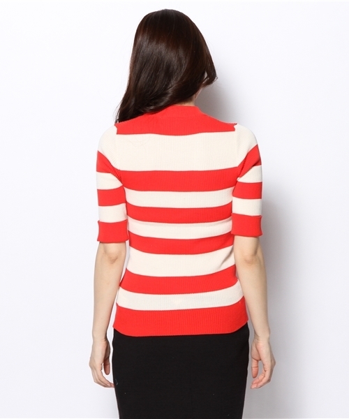 Ray BEAMS（レイビームス）の「○Ray BEAMS / リブ編み ハイネック（ニット/セーター・レディース・レッド/インディゴブルー/ネイビー・ONE SIZE）」の15枚目の写真