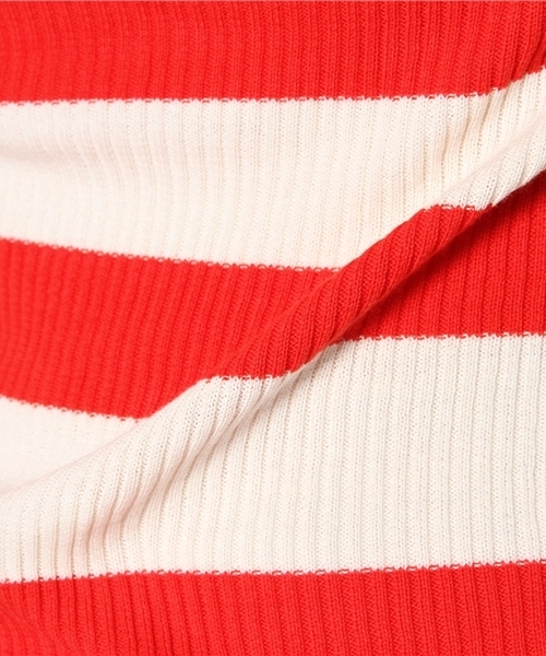 Ray BEAMS（レイビームス）の「○Ray BEAMS / リブ編み ハイネック（ニット/セーター・レディース・レッド/インディゴブルー/ネイビー・ONE SIZE）」の12枚目の写真